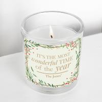Personalised Wonderful Christmas Scented Jar Candle Extra Image 2 Preview